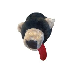 Dianne Shapiro Soft Sculpture Humane Trophies Black Bear Head Plush Wall Mount